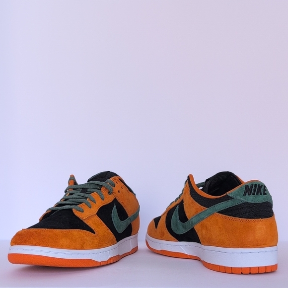 Nike Dunk Low Orange Sneakers - Picture 8 of 16